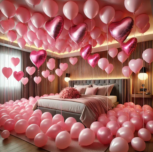 Best Hotel Room Decoration with Balloons