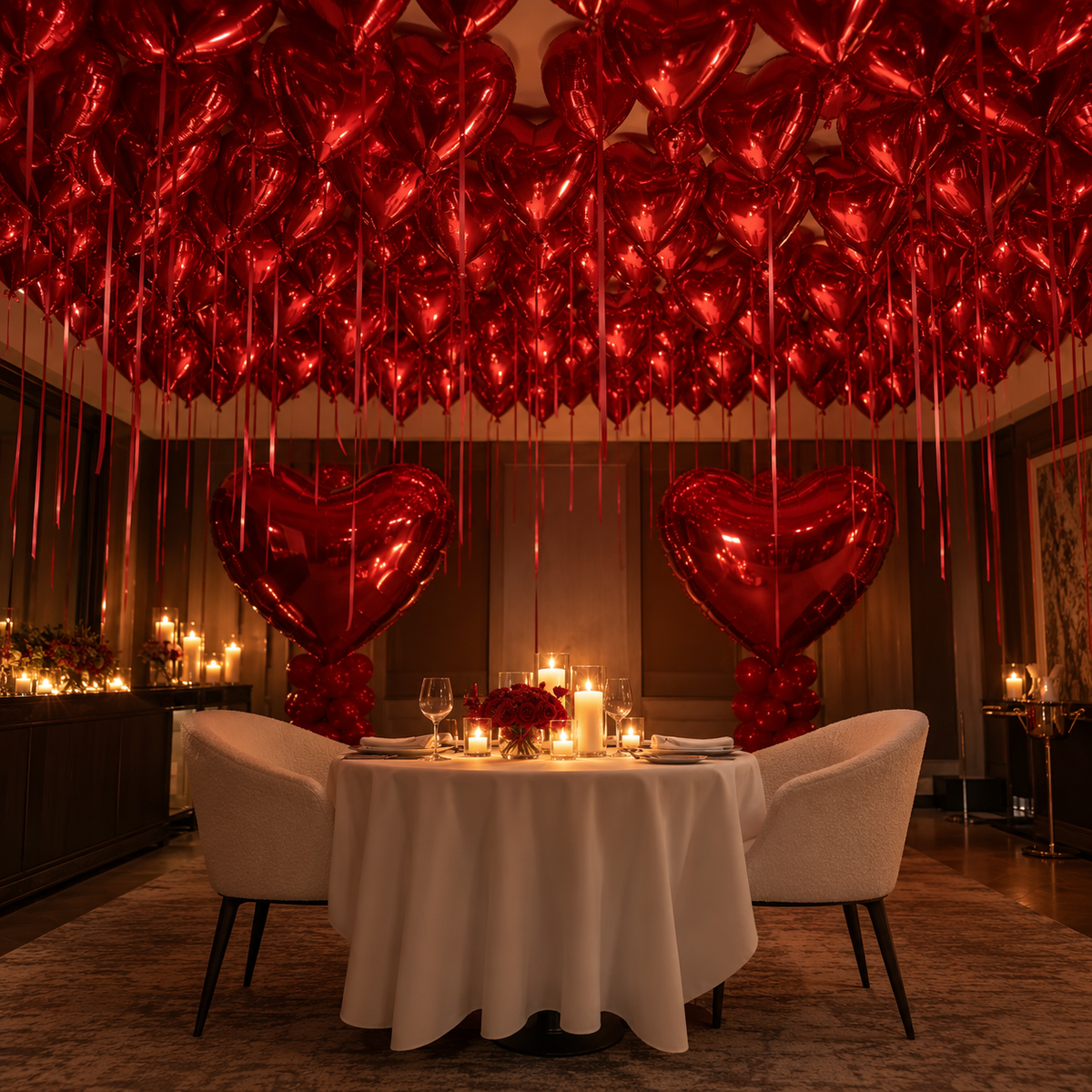 Romantic Red Room Set