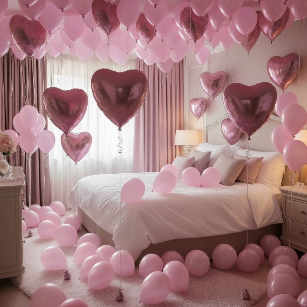 Grand Rose Balloon Room Set