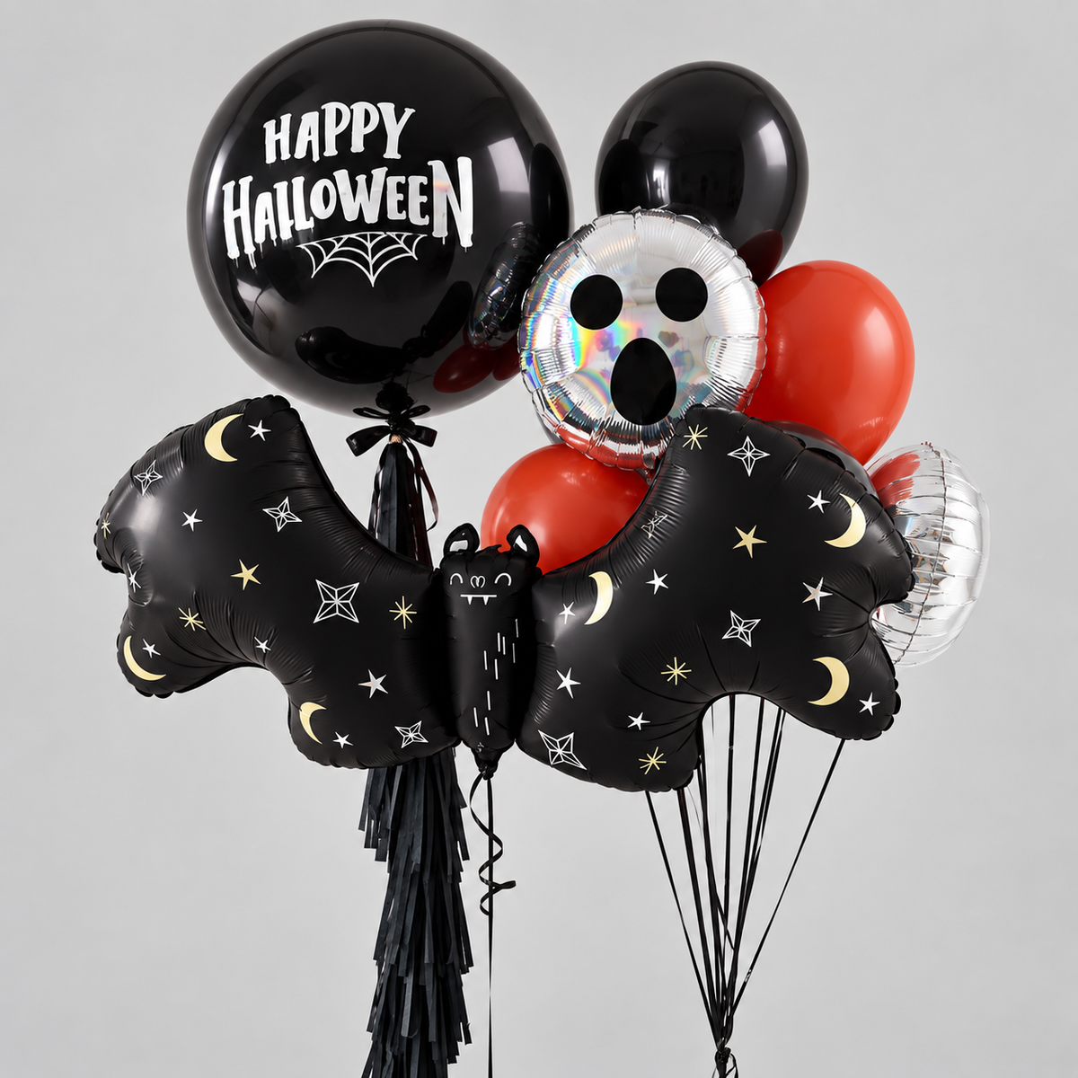 Spooky Bat Halloween Balloon Set