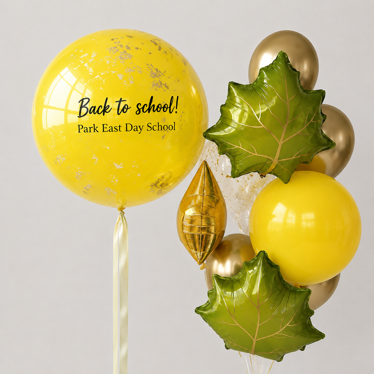 First Day of School Autumn Balloon Set
