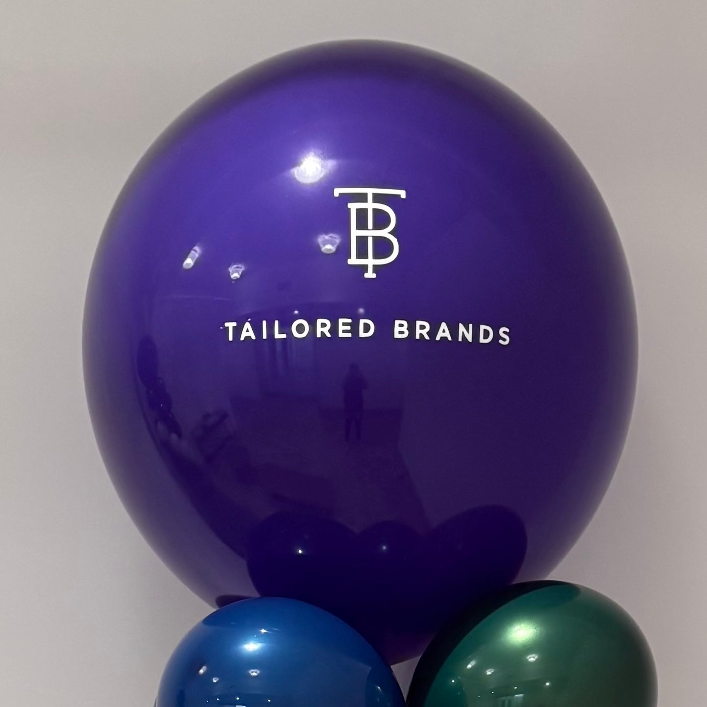 Classic Balloon Columns with Custom Topper - Set of 2