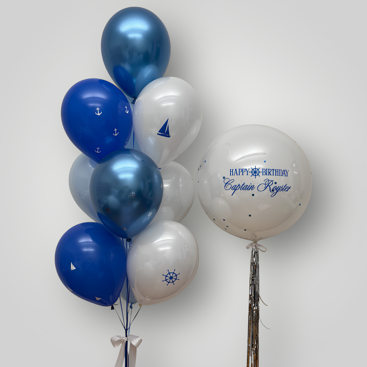 Captain Birthday Set (with custom stickers)