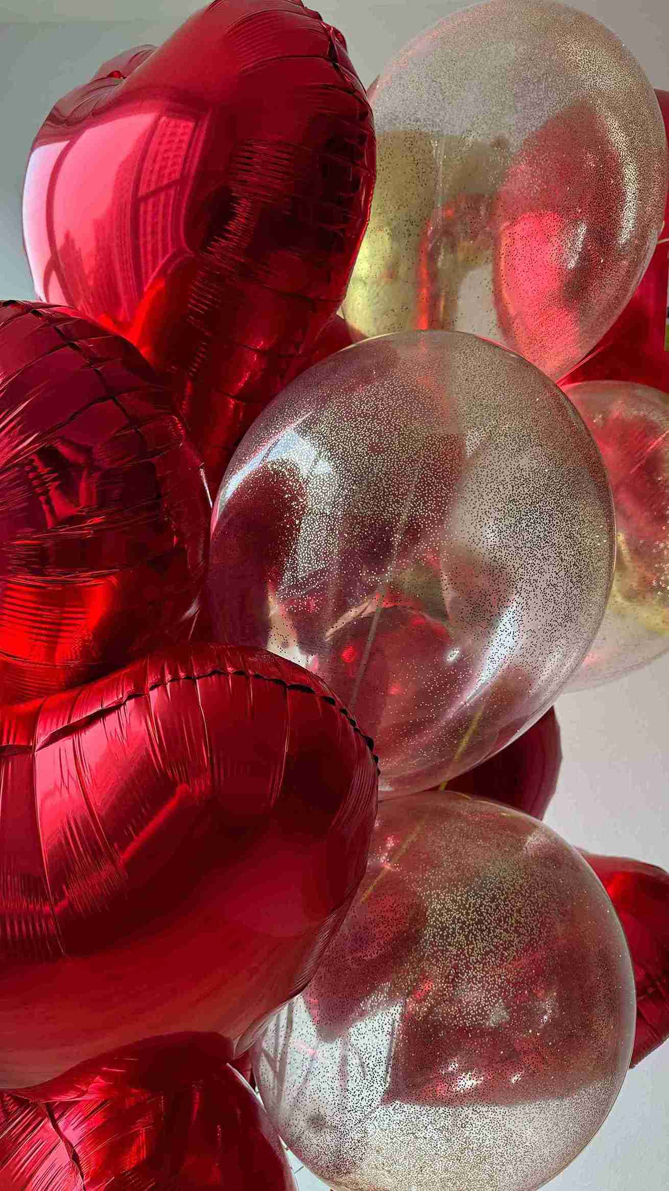 I LOVE U - Red & Gold Set (Customized)