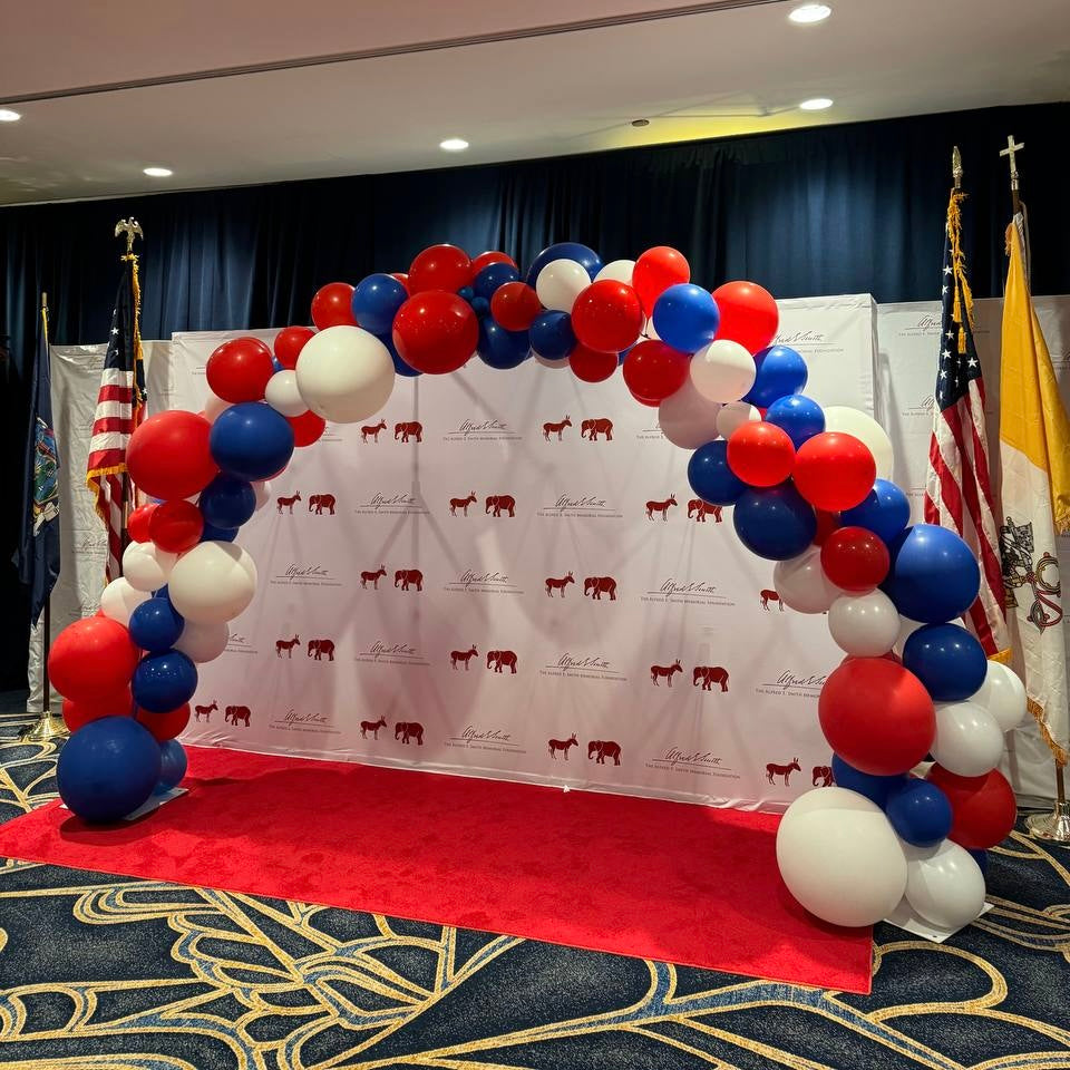 Patriotic Organic Balloon Arch