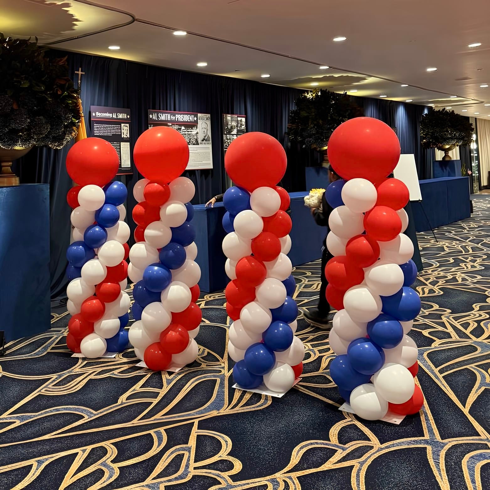 Patriotic Balloon Columns (set of 2 or 4)