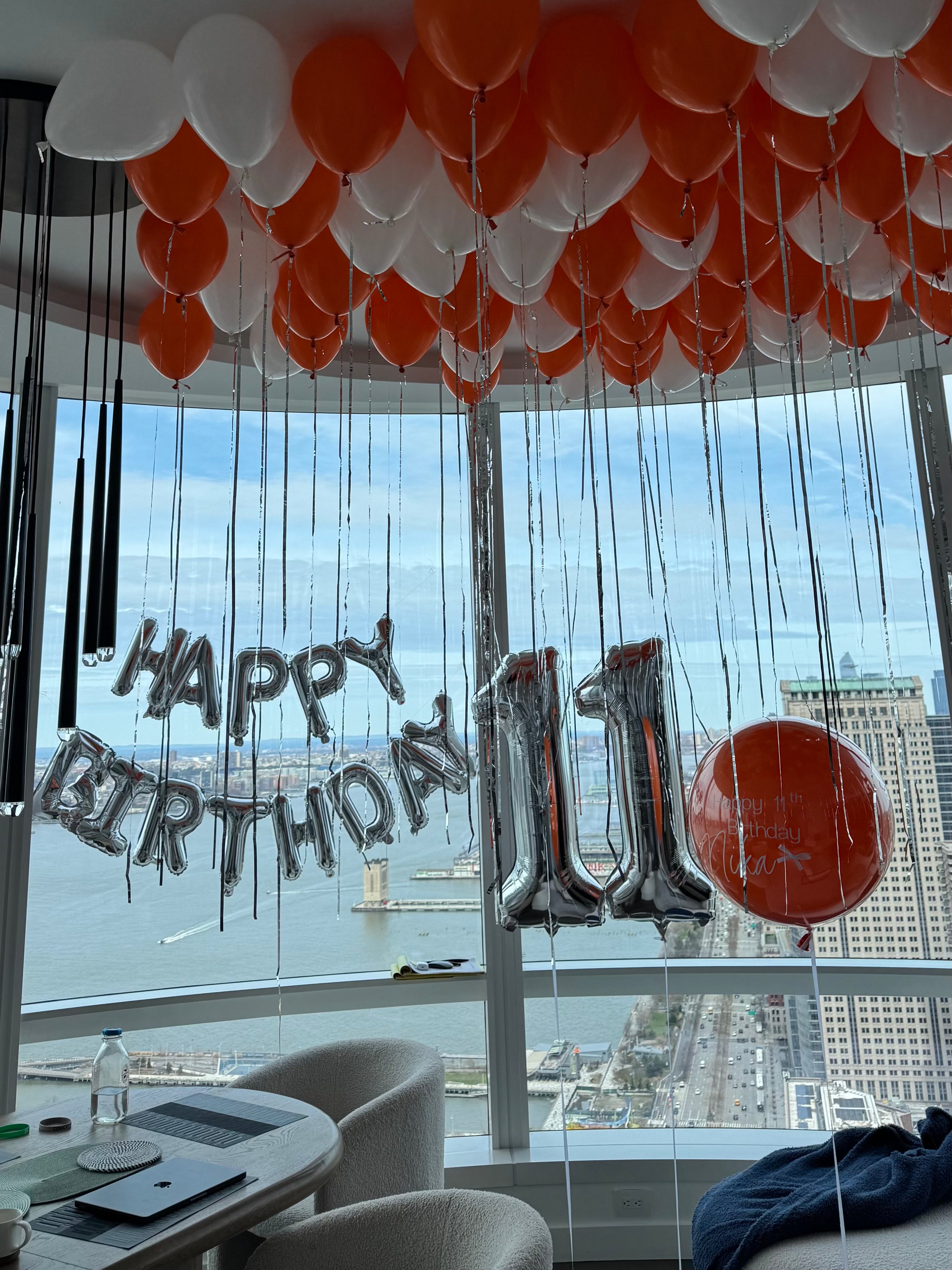 Orange Balloon Set (Customized)