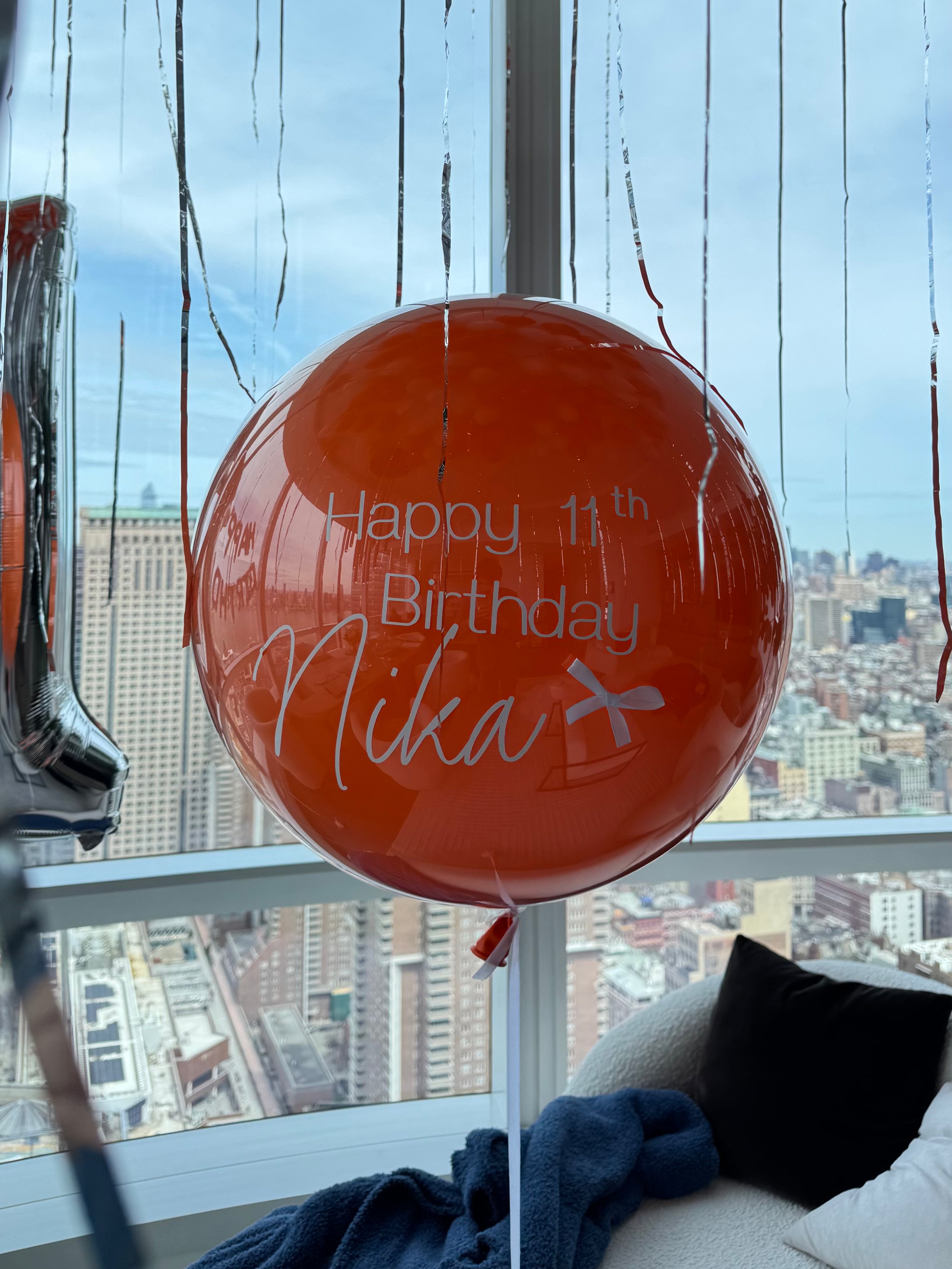Orange Balloon Set (Customized)