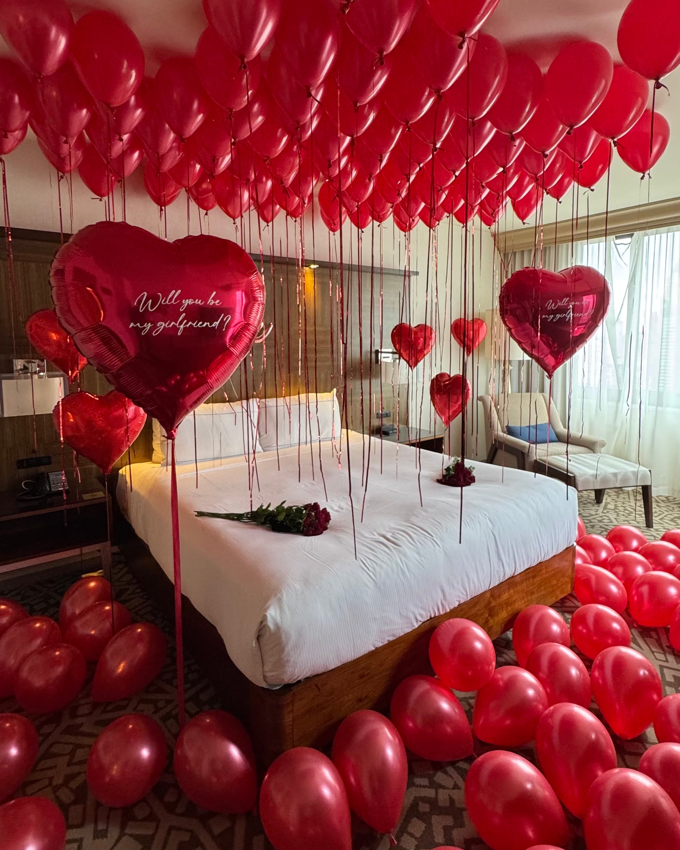 Roses & Balloons Room Set (Customized)