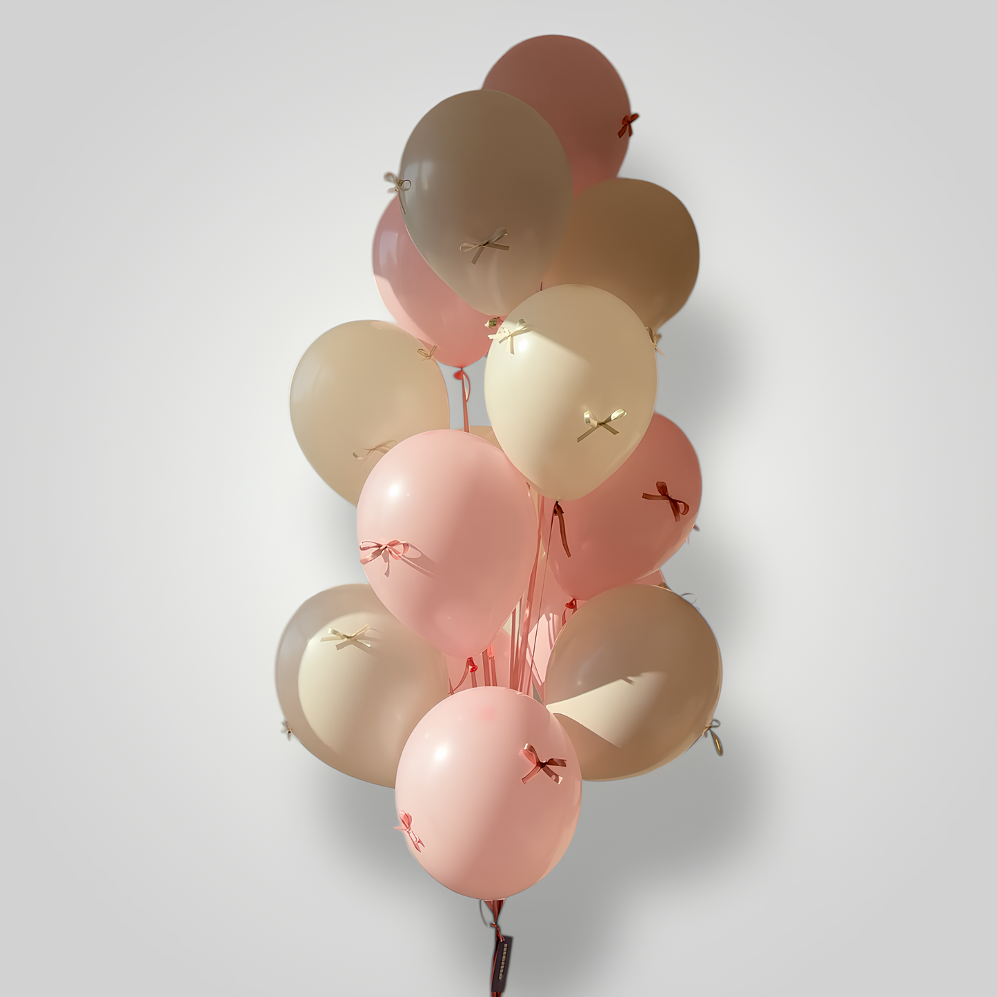 Elegant Bows Bouquet with Custom balloon (select color)