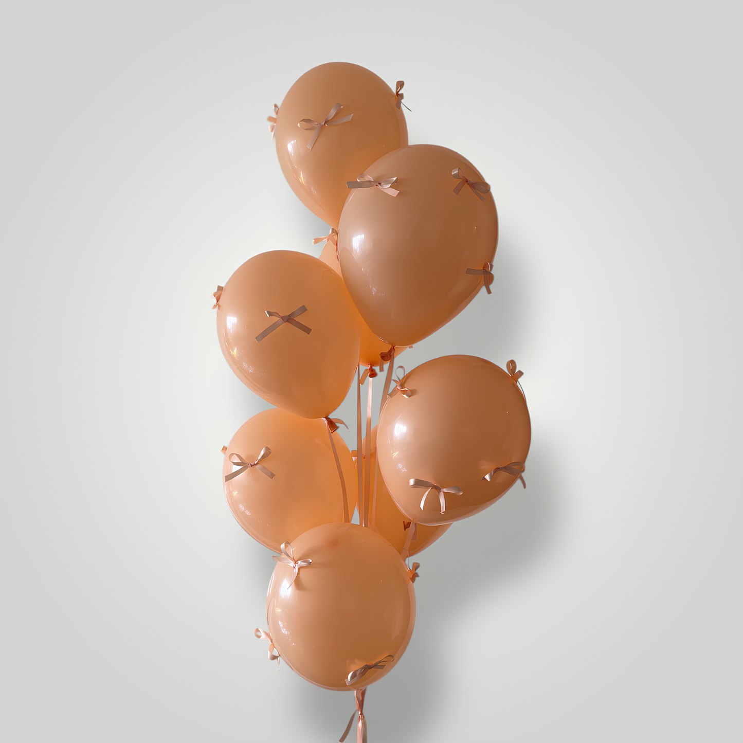Elegant Bows Bouquet with Custom balloon (select color)