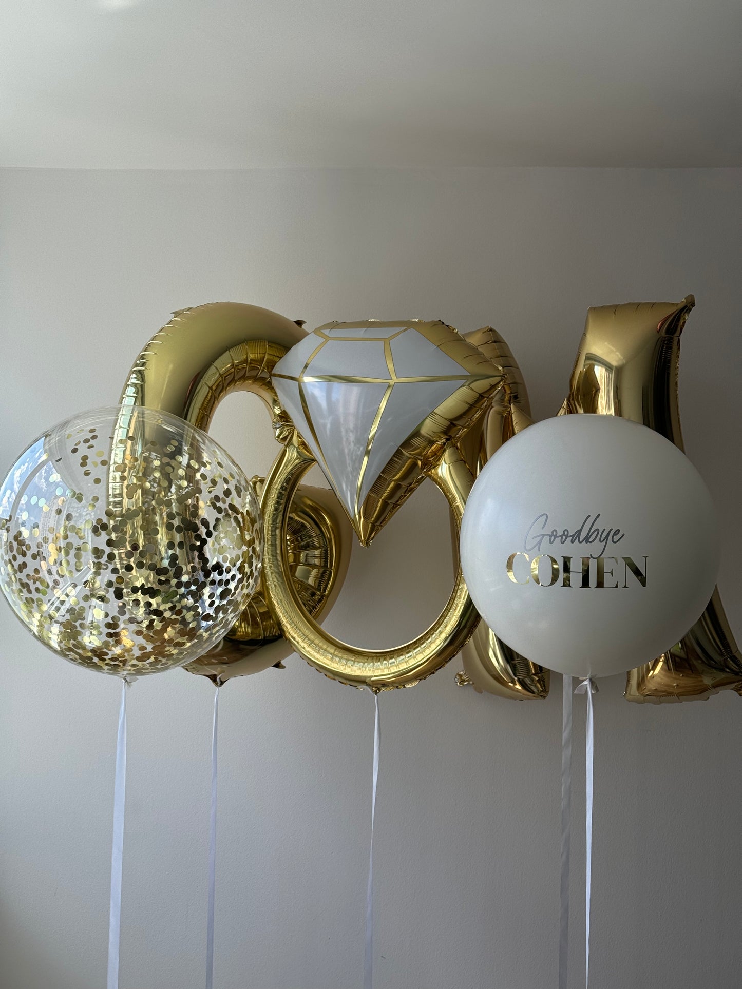 Wedding White & Gold Large Set