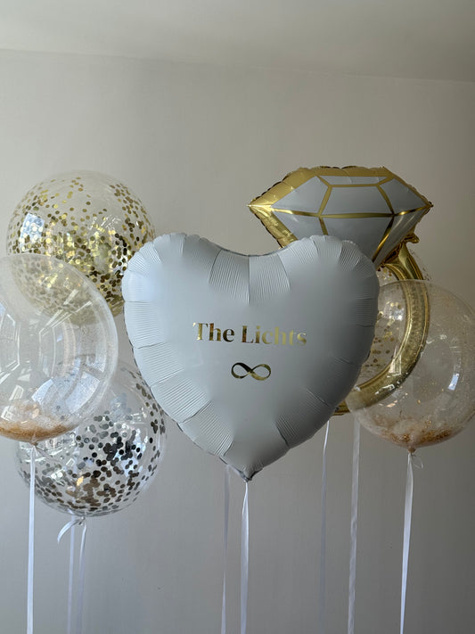 Wedding White & Gold Large Set