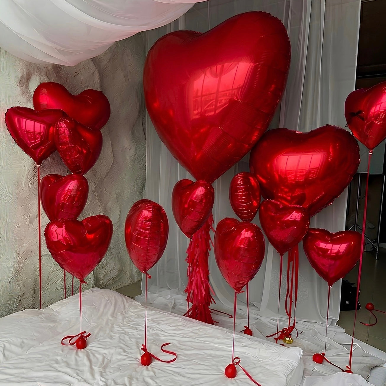 Heart Affair Room Set - with GIANT 68" heart