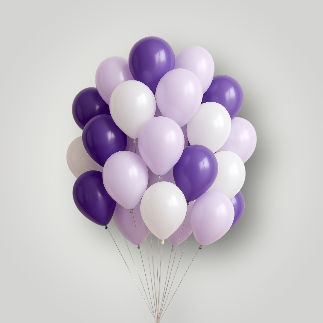 NYU Balloons - Purple Shades