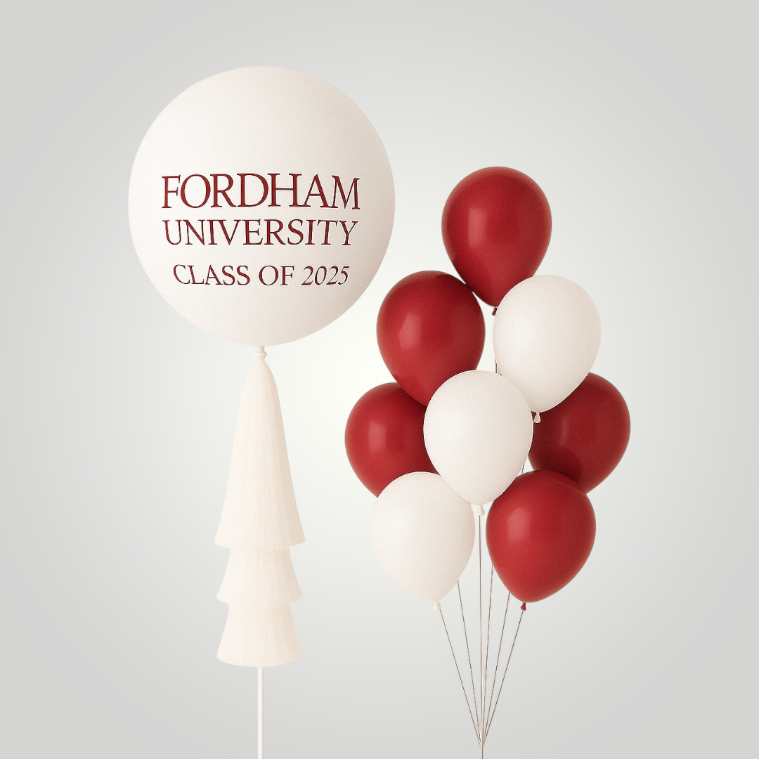 Fordham University Graduation Balloons - Custom