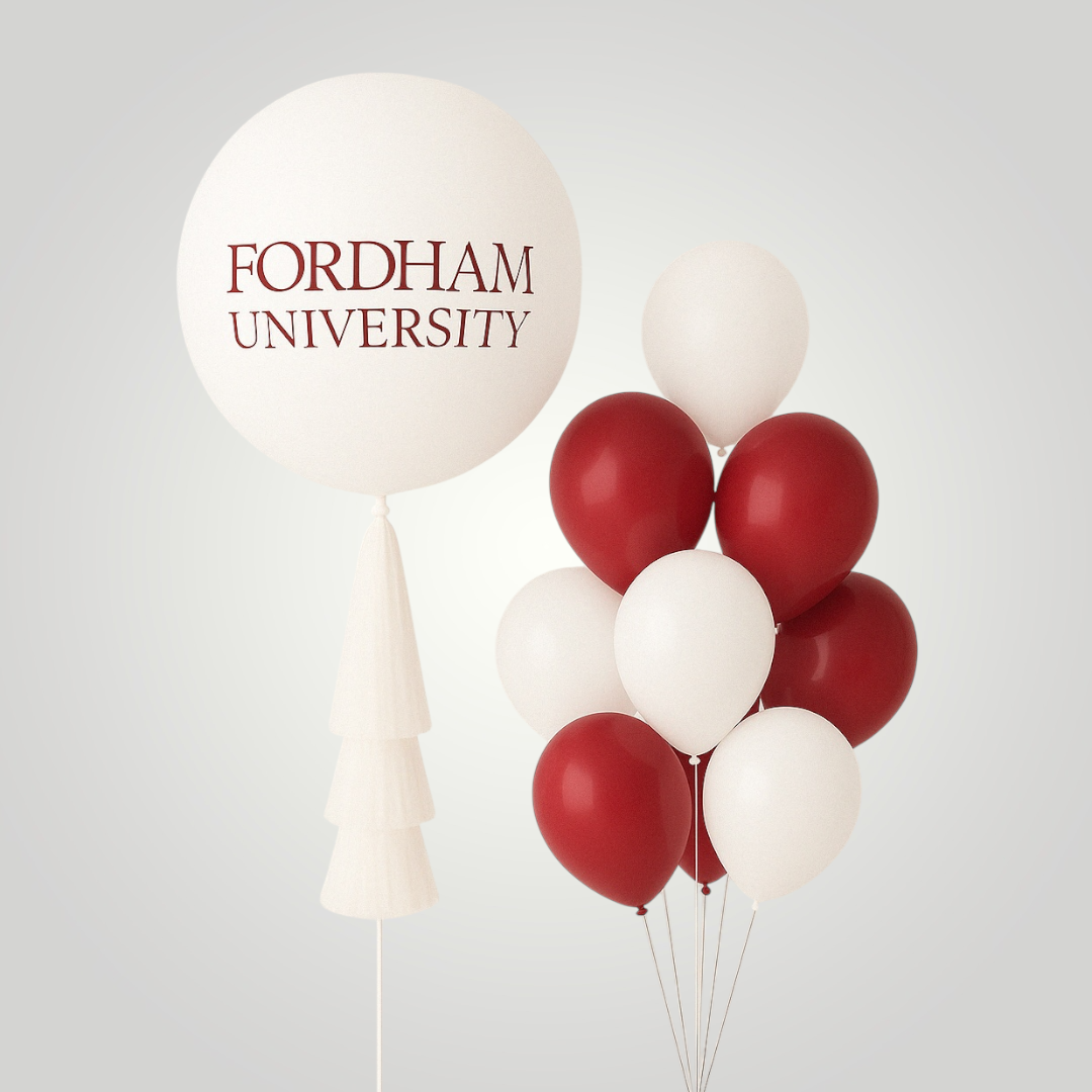 Fordham University Graduation Balloons - Custom