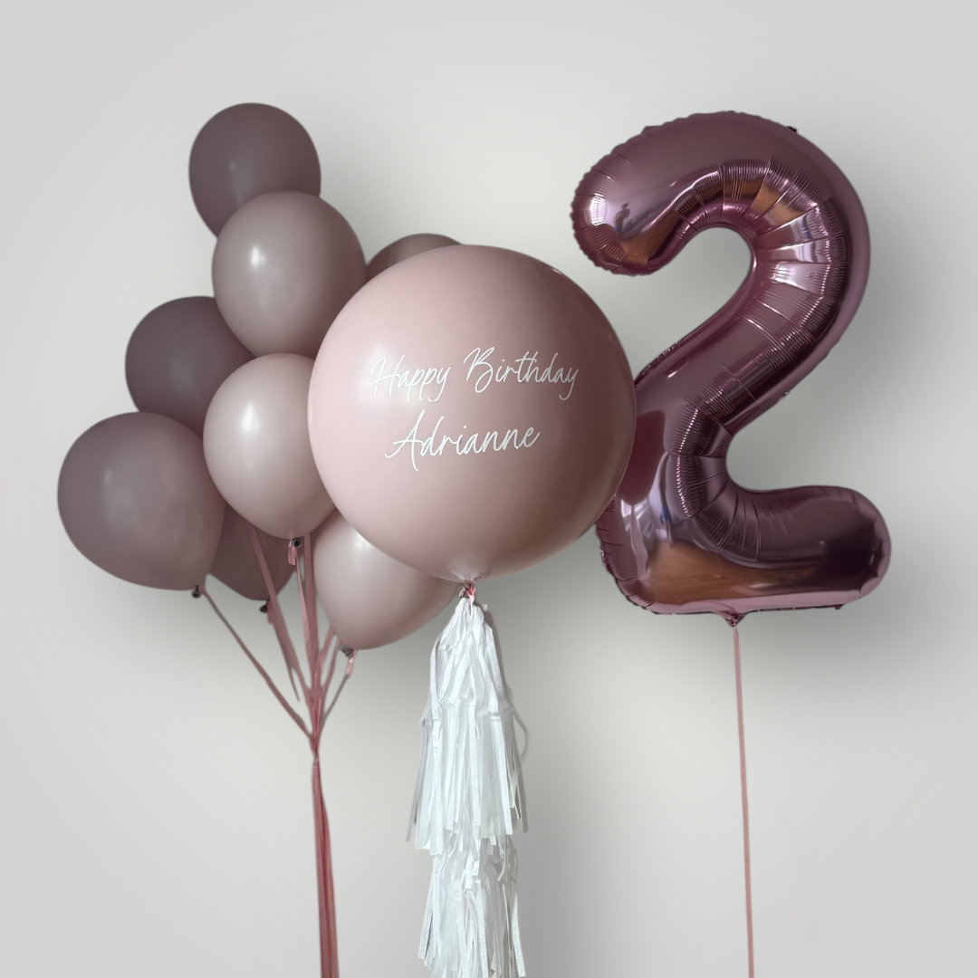 Dusk Pink Birthday Set (customized)