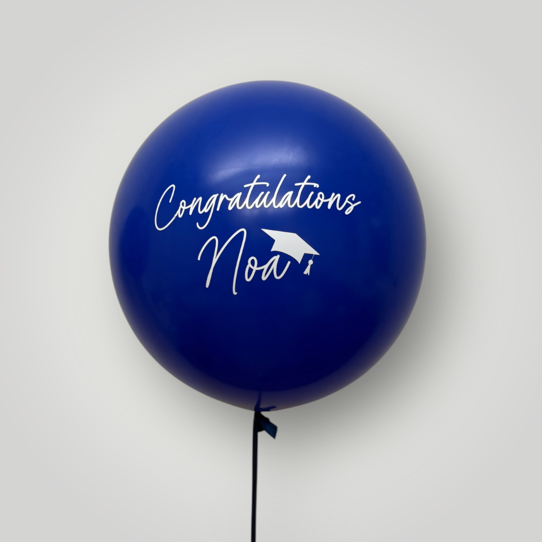 Graduation / Prom Balloon (Custom text + color)