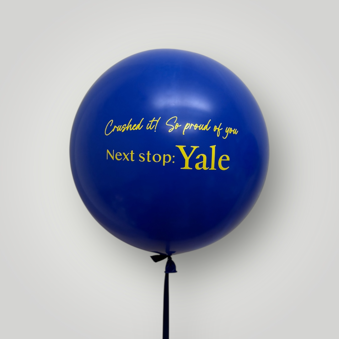Next Stop: College Balloon (Custom Logo + color)