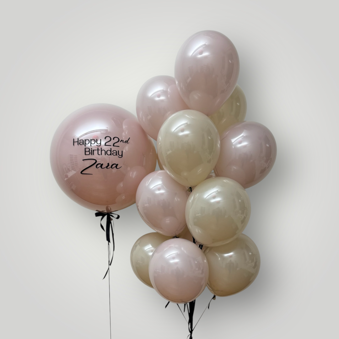 Crystal dusk pink & Cream bouquet