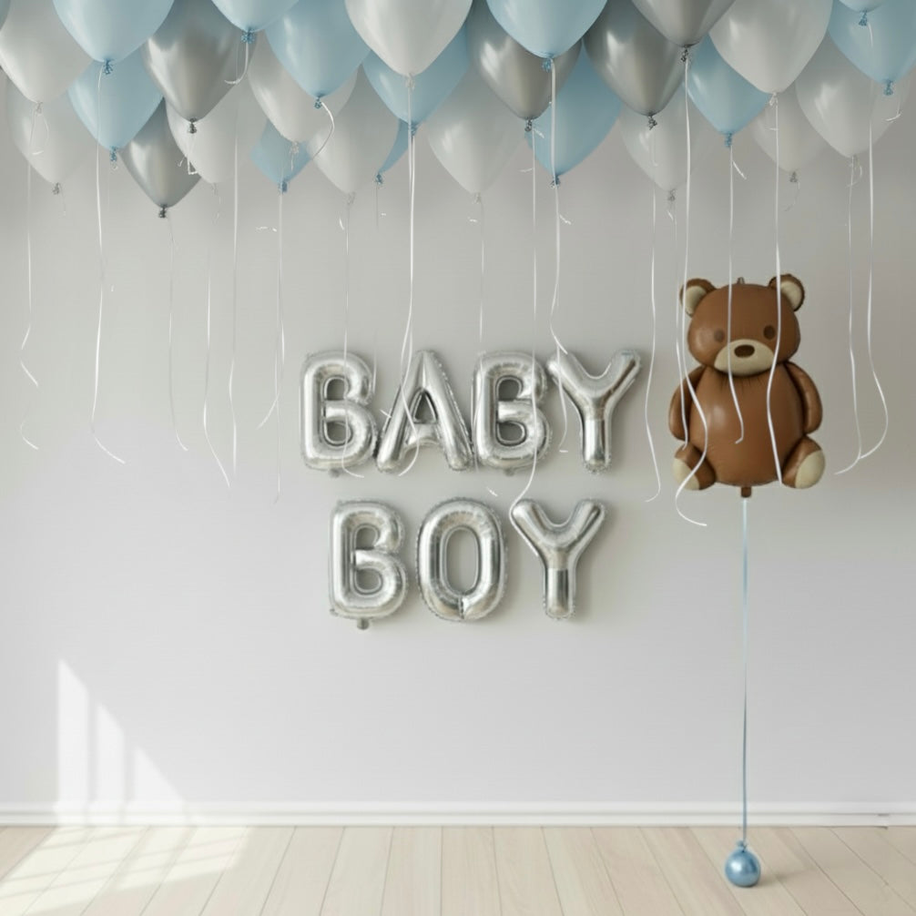 Baby Boy Balloon Room Set