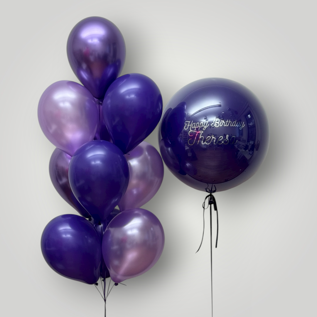 Purple Luxe Birthday Set