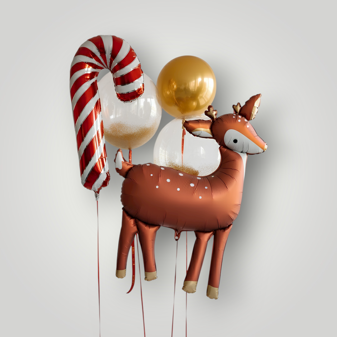 Holiday Reindeer Balloon Set