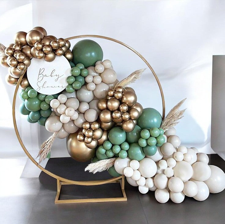 Baby Shower & Gender Reveal Circle Balloon Garland – Full Package