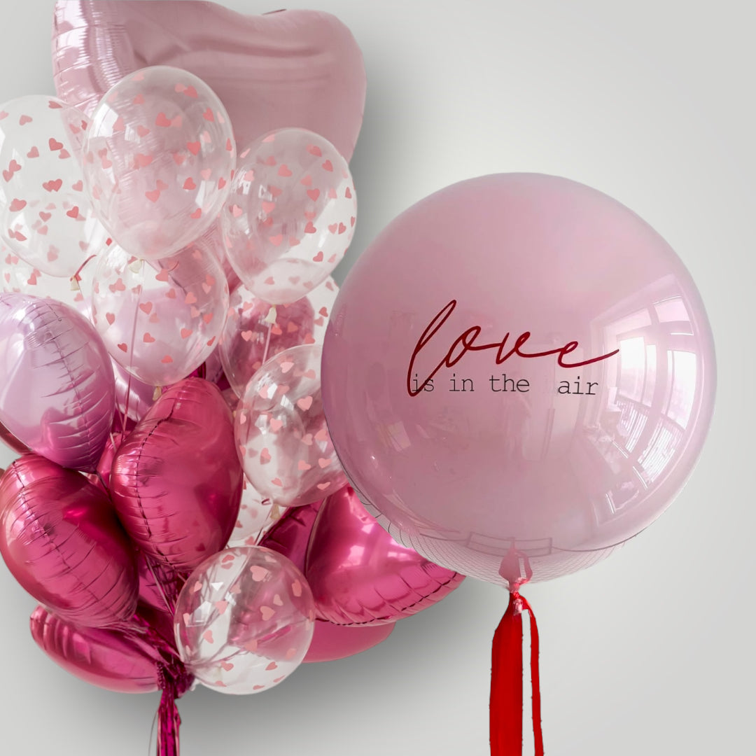 Love is in the Air Balloon Set Perfect Valentine's Gift