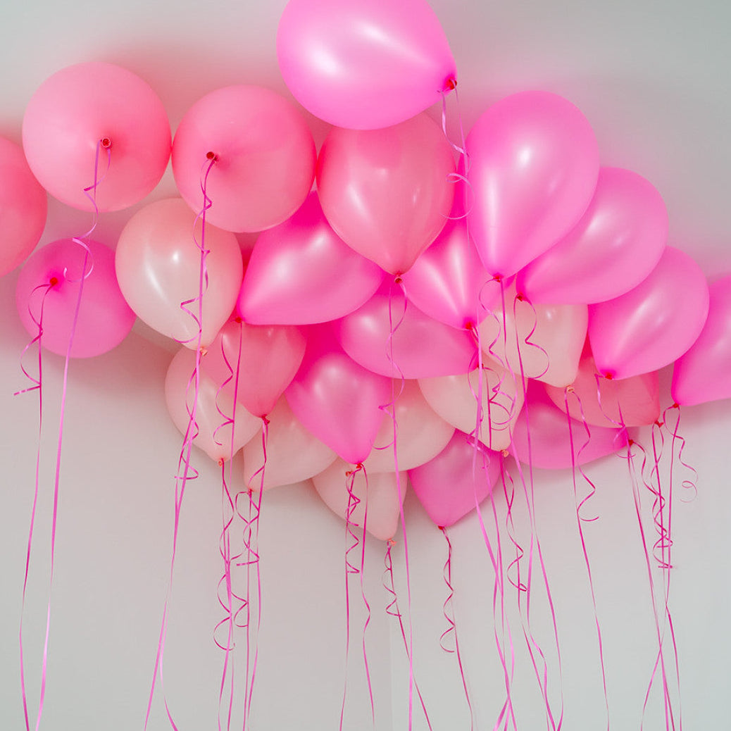 Neon Pink Balloons