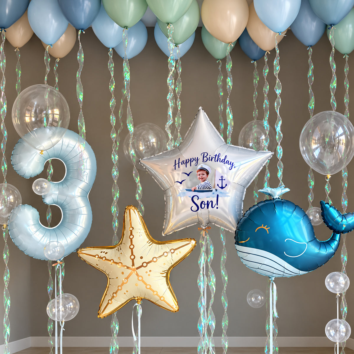 Little Sailor Ocean Birthday Room Set