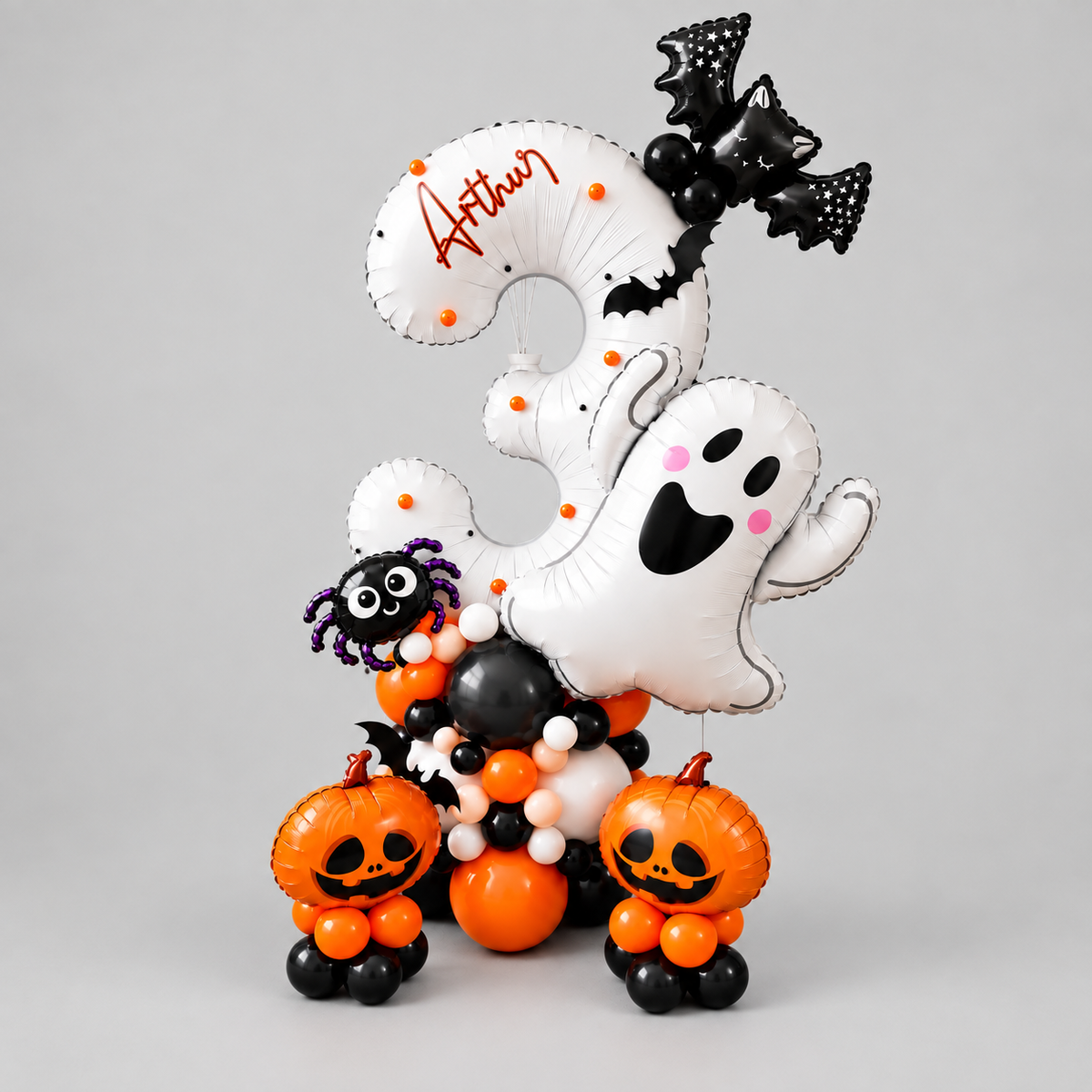 Halloween Personalized Number Balloon Sculpture