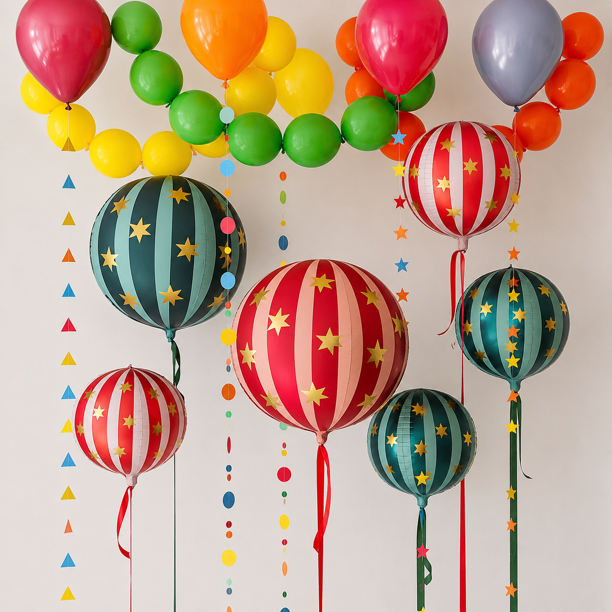 Circus Backdrop Balloon Set
