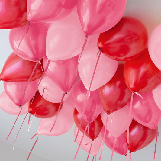 Red Pink Balloons