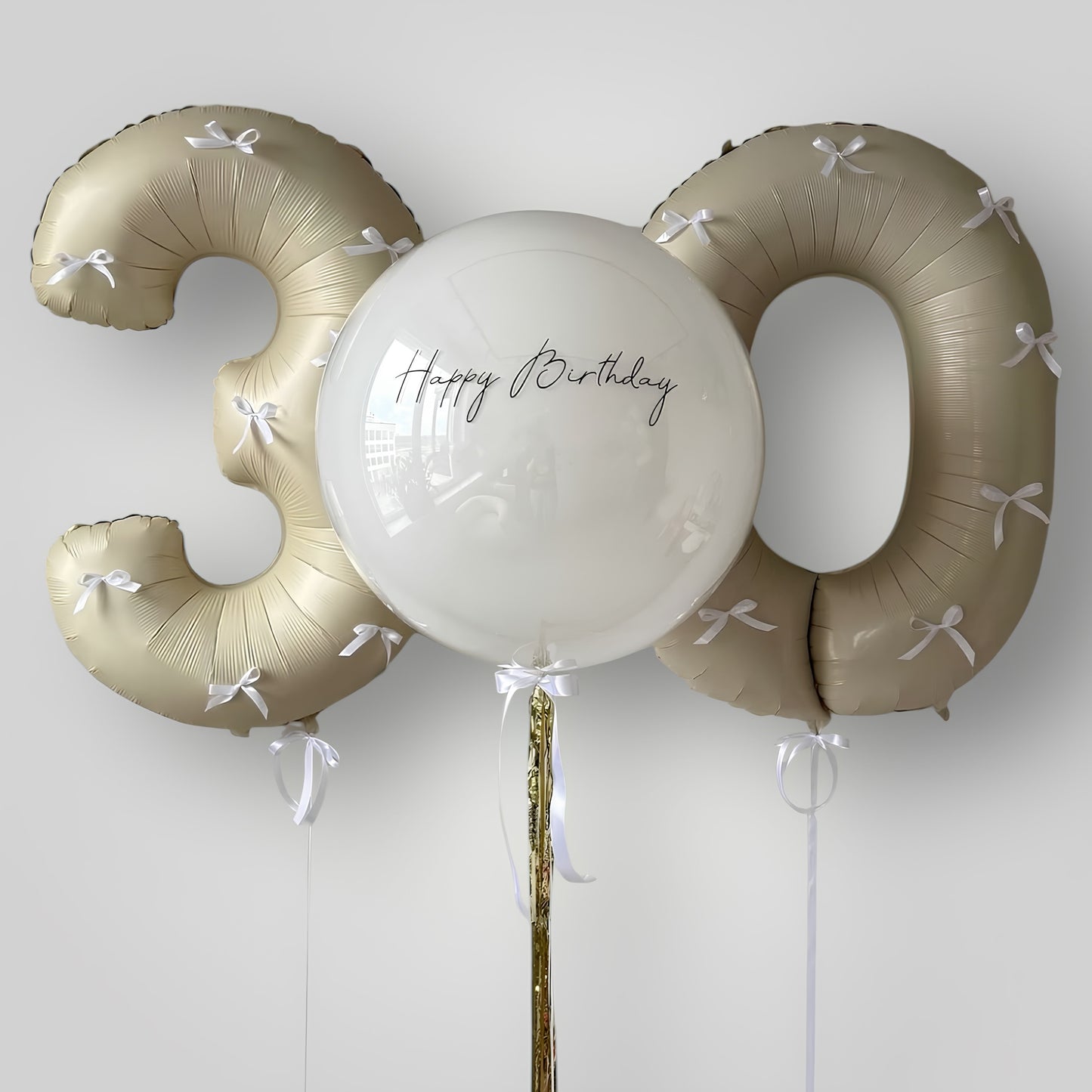Cream & White Birthday Set