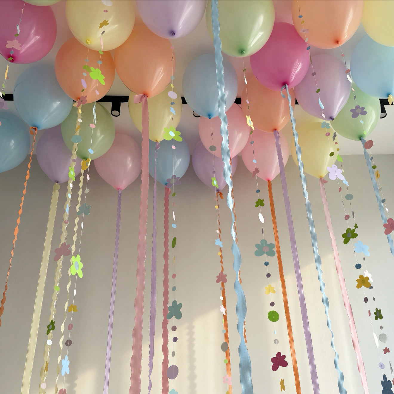 Pastel Whimsy Ceiling Balloons