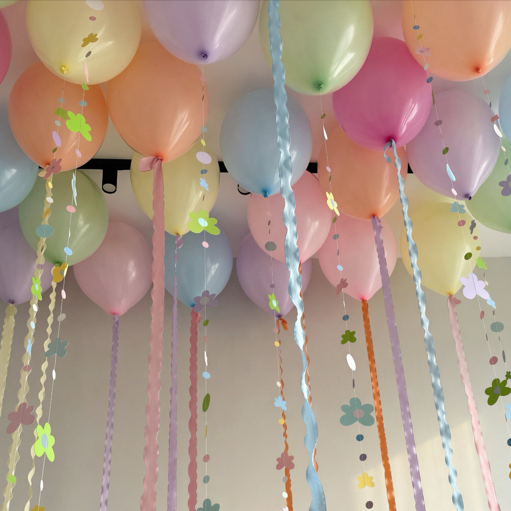 Pastel Whimsy Ceiling Balloons