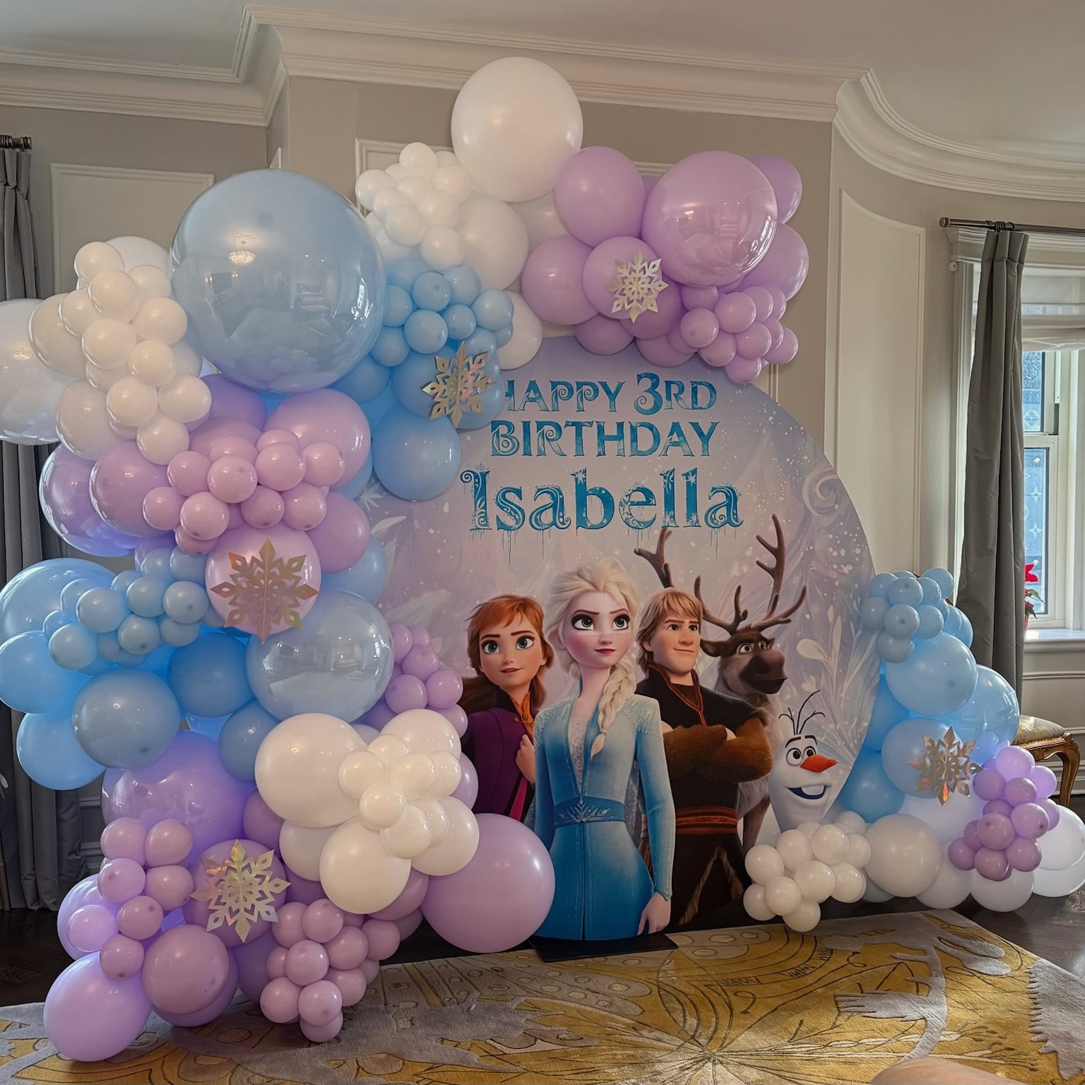 Frozen Custom Backdrop