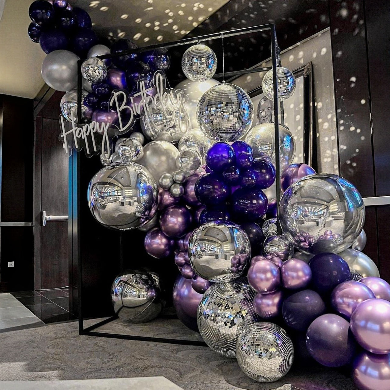 Galaxy Glam Birthday Backdrop