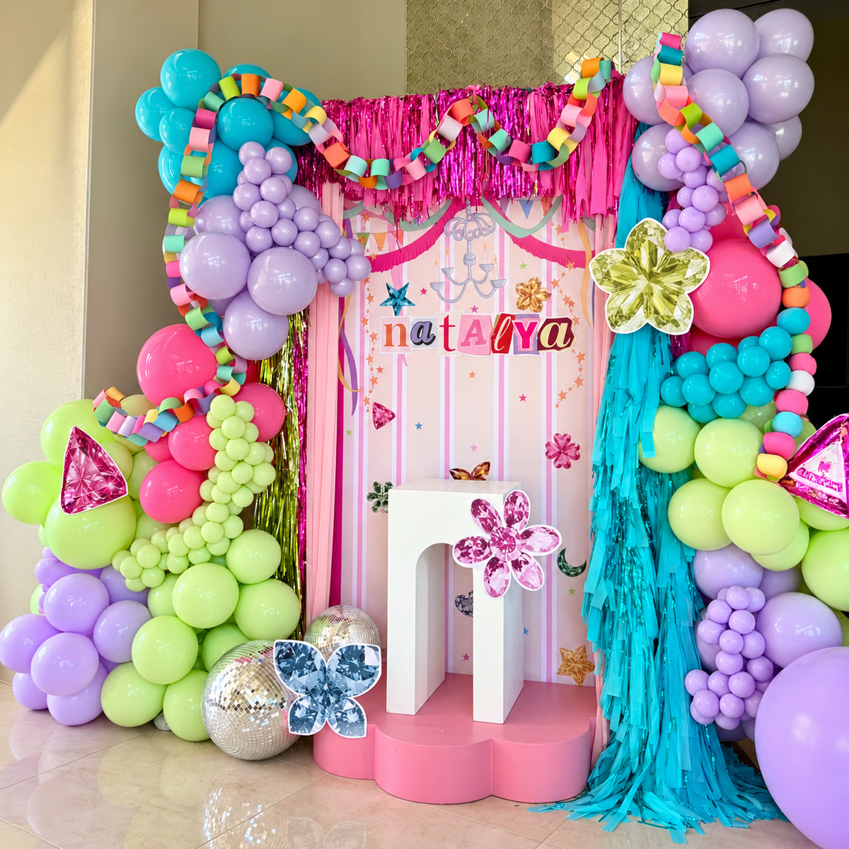 Fancy Nancy Birthday Backdrop