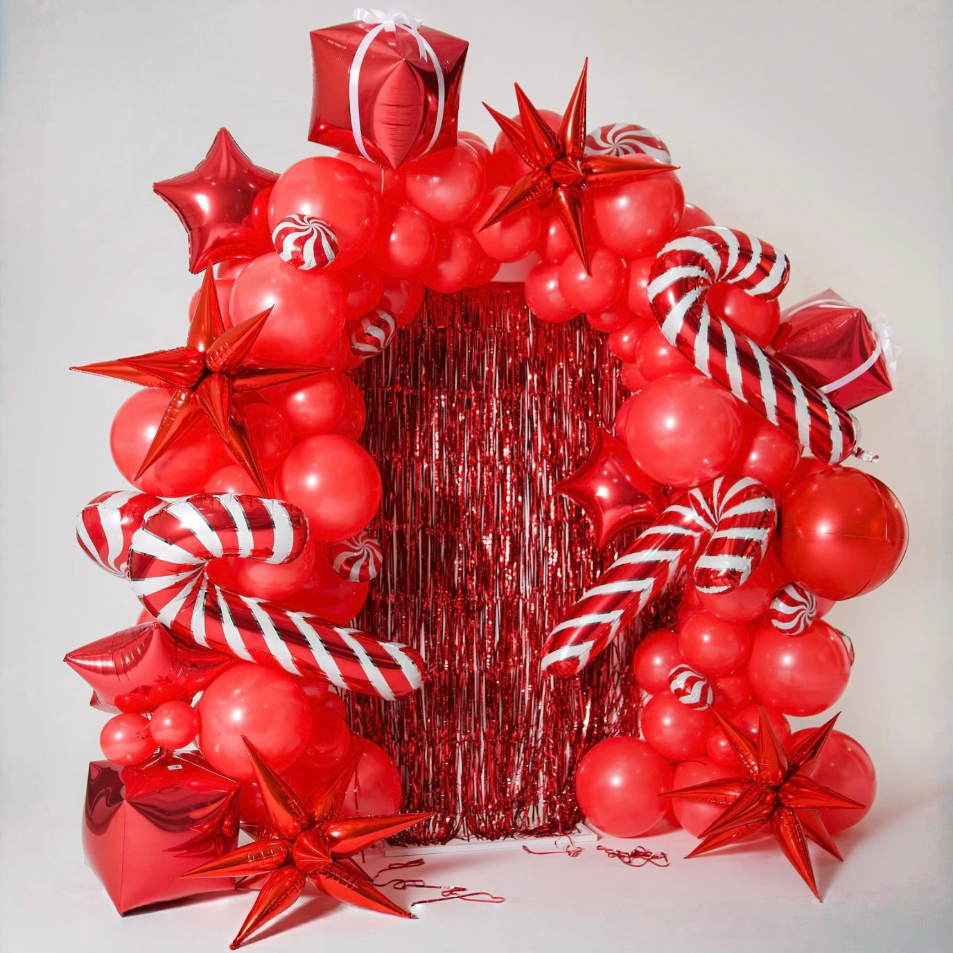 Santa’s Candy Lane Shimmer Backdrop