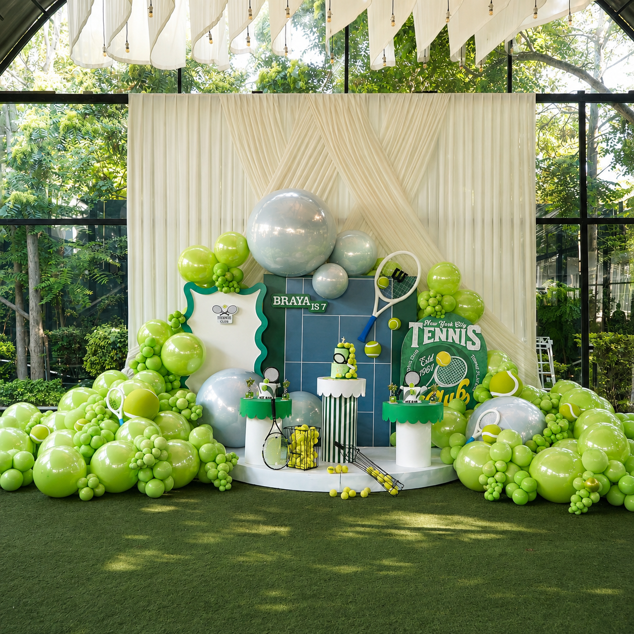 Grand Slam Tennis Balloon Decor - US Open 2026