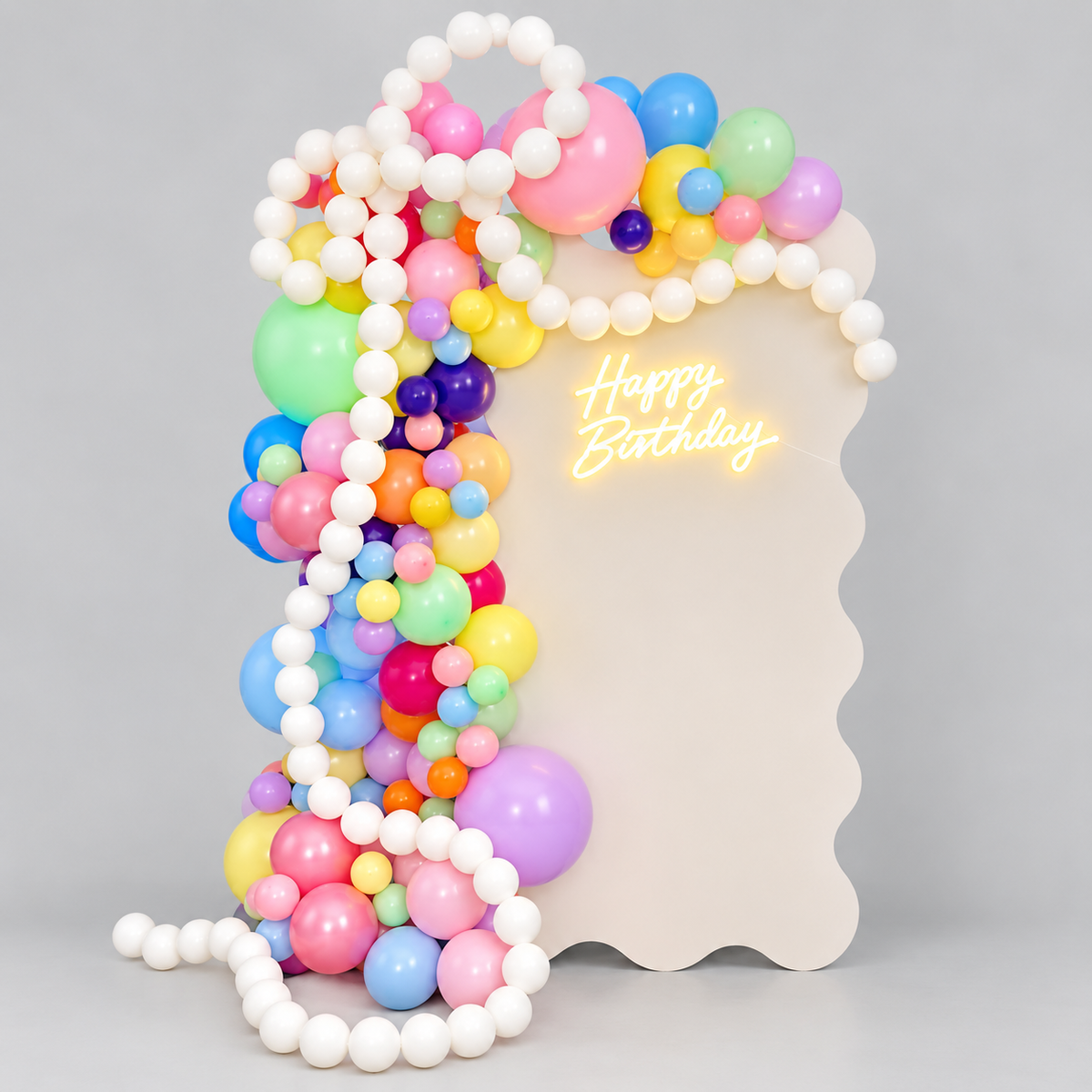 Confetti Pop Birthday Balloon Backdrop