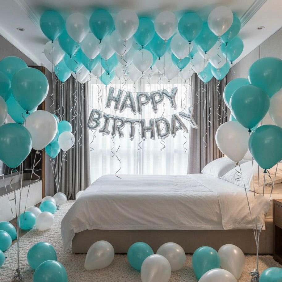 Aquamarine & Pearl Room Set