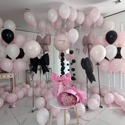 Grand Blush & Black Room Set