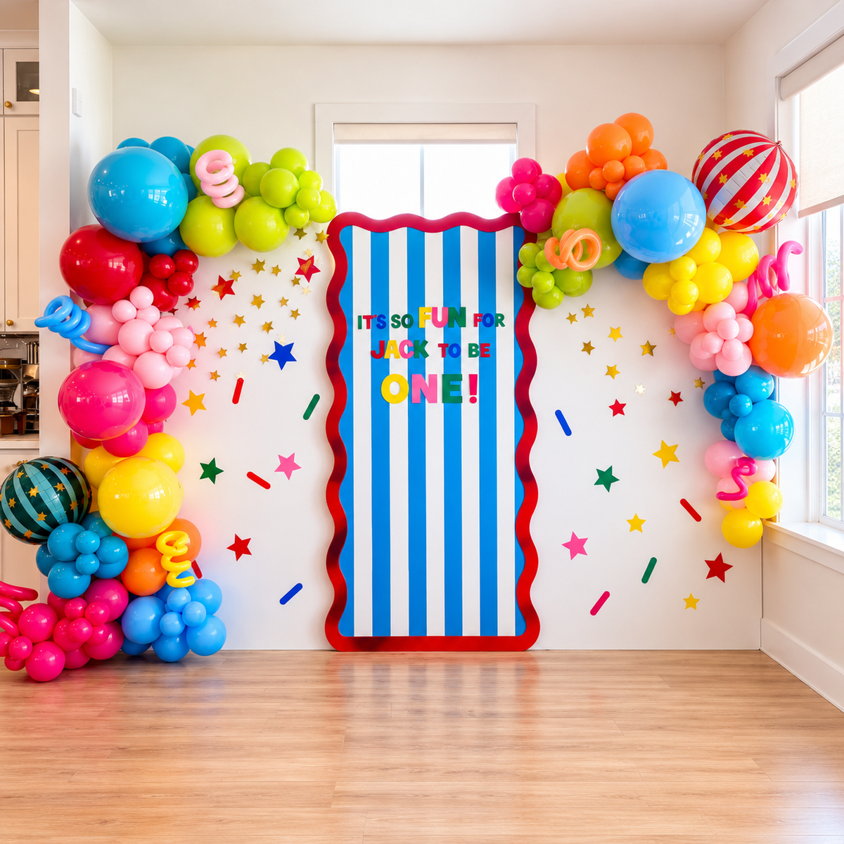 Whimsy Circus Balloon Backdrop
