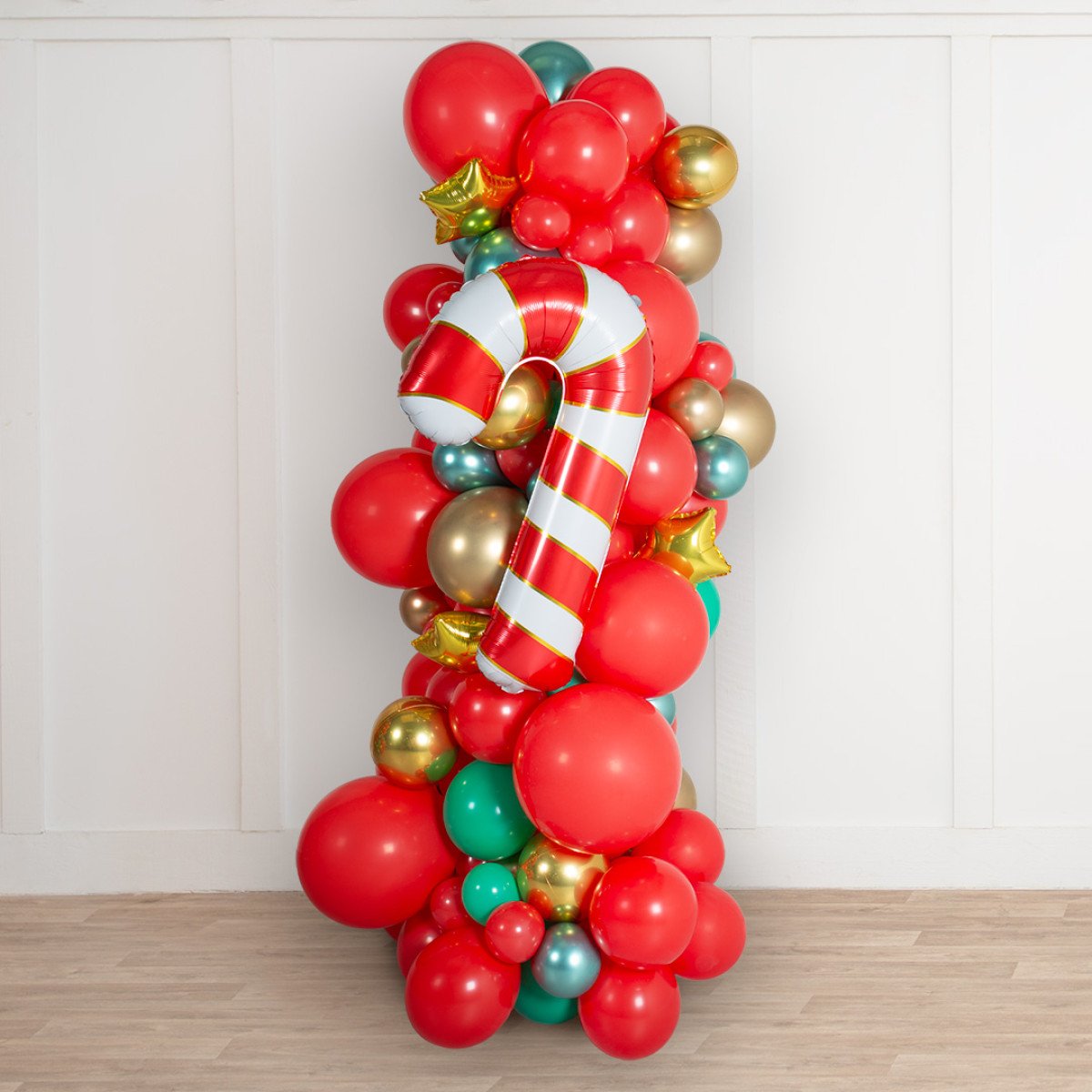 Christmas Candy Balloon Column