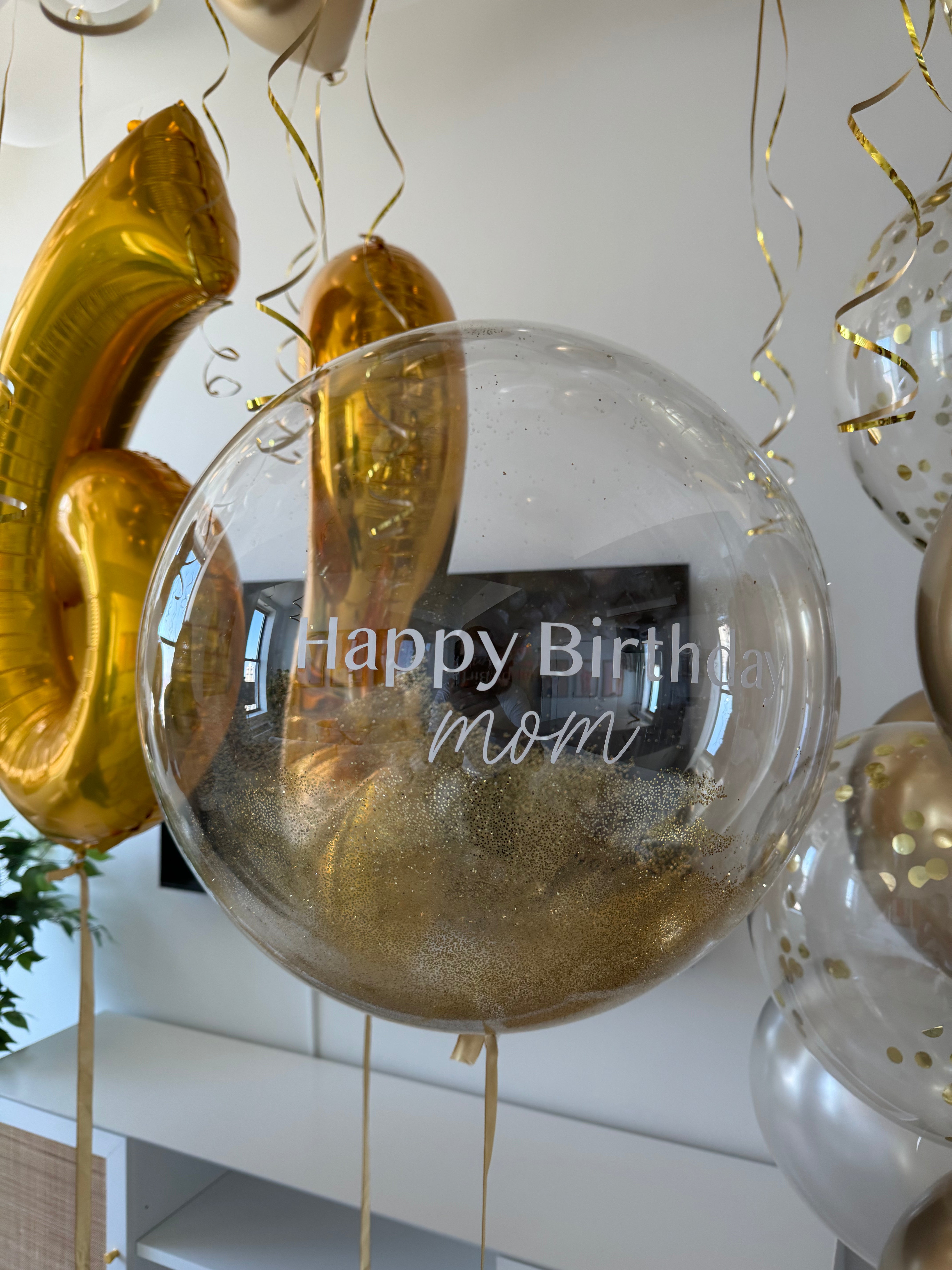 Large Gold & White Birthday Room Set (customized)
