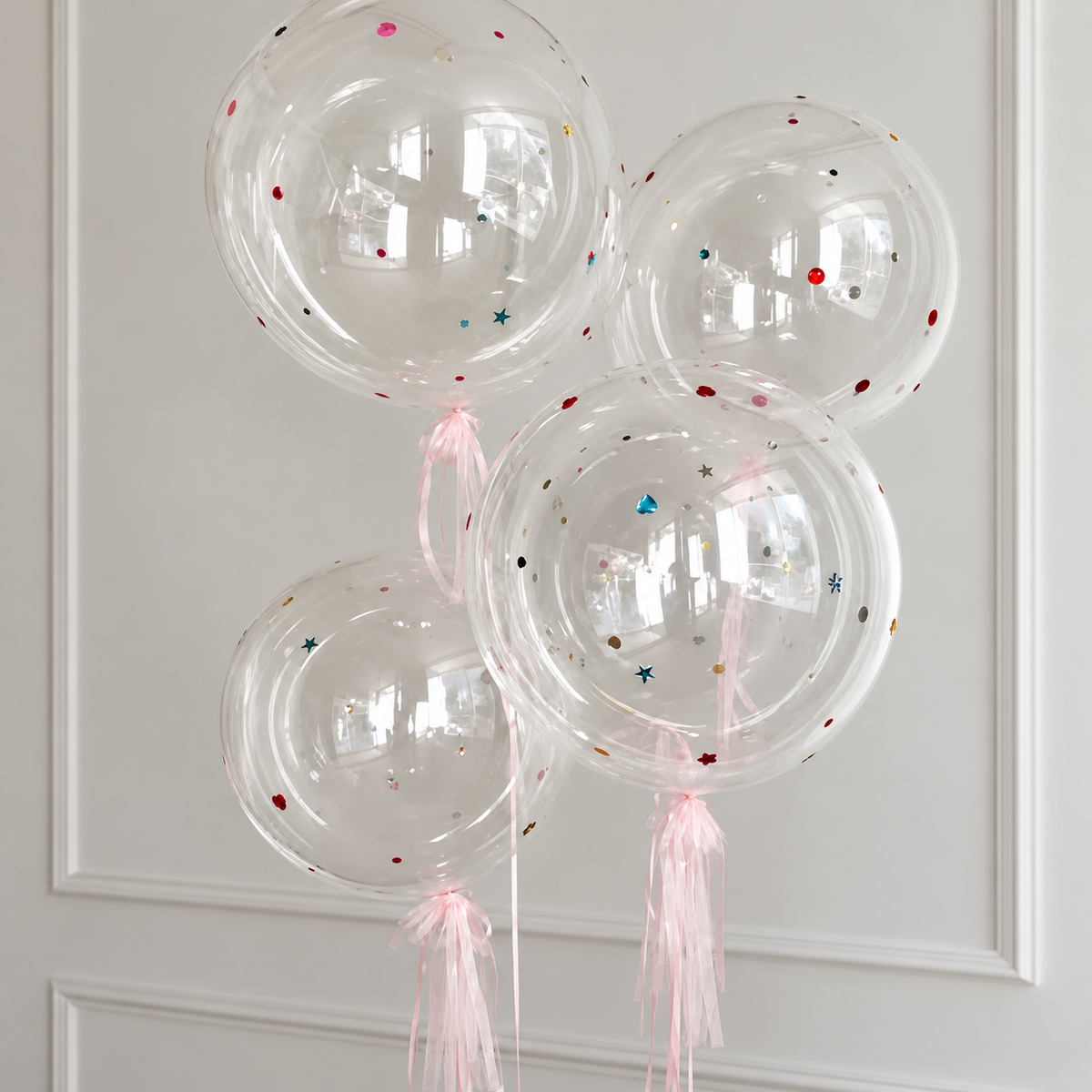 Gemstone Bubble Balloon Set